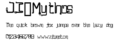 JI-Mythos.ttf字體轉換器圖片