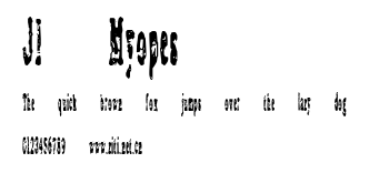 JI-Myopes.ttf字體轉換器圖片