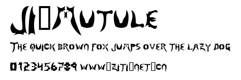 JI-Mutule.ttf字體轉換器圖片