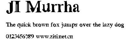 JI-Murrha.ttf字體轉換器圖片