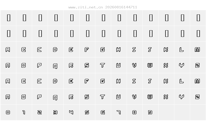 字符映射圖