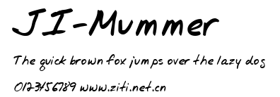 JI-Mummer.ttf字體轉換器圖片