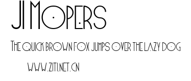 JI-Mopers.ttf字體轉換器圖片
