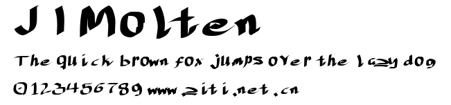 JI-Molten.ttf字體轉換器圖片