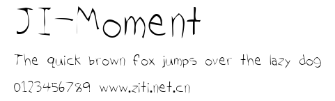 JI-Moment.ttf字體轉換器圖片