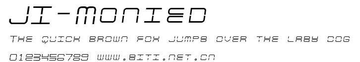 JI-Monied.ttf字體轉換器圖片