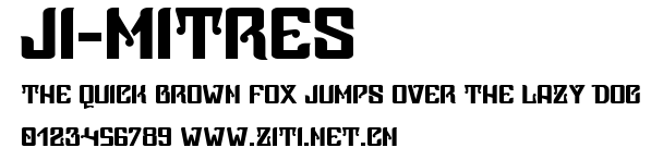 JI-Mitres.ttf字體轉換器圖片