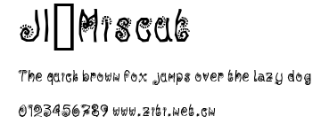 JI-Miscut.ttf字體轉換器圖片