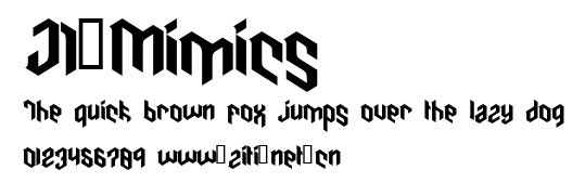 JI-Mimics.ttf字體轉換器圖片