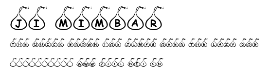 JI-Mimbar.ttf字體轉換器圖片