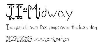 JI-Midway.ttf字體轉換器圖片