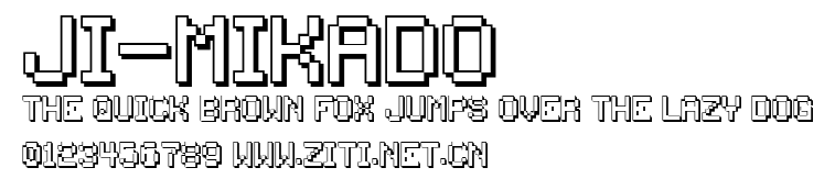 JI-Mikado.ttf字體轉換器圖片