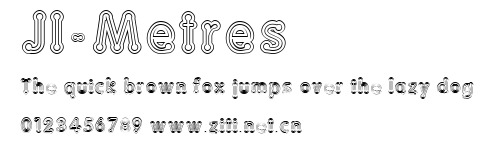 JI-Metres.ttf字體轉換器圖片