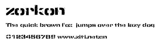 zorkon.ttf字體轉換器圖片