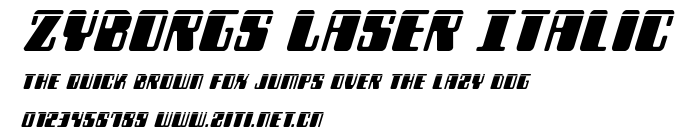 Zyborgs Laser Italic.ttf