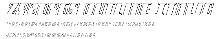 Zyborgs Outline Italic.ttf