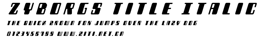 Zyborgs Title Italic.ttf