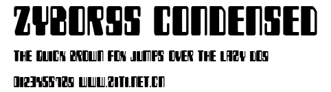 Zyborgs Condensed.ttf