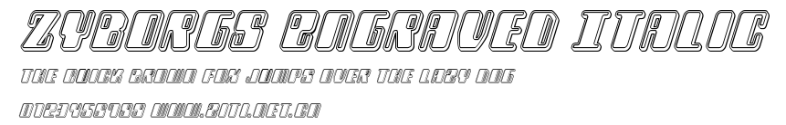 Zyborgs Engraved Italic.ttf