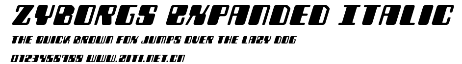 Zyborgs Expanded Italic.ttf