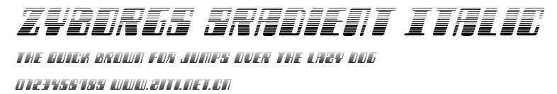 Zyborgs Gradient Italic.ttf