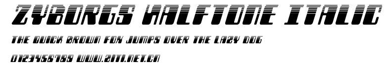 Zyborgs Halftone Italic.ttf