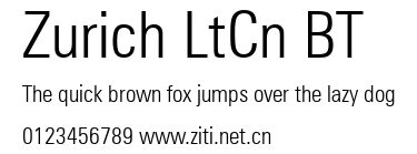 Zurich LtCn BT.ttf