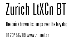 Zurich LtXCn BT.ttf