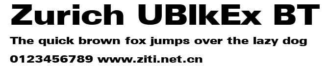 Zurich UBlkEx BT.ttf