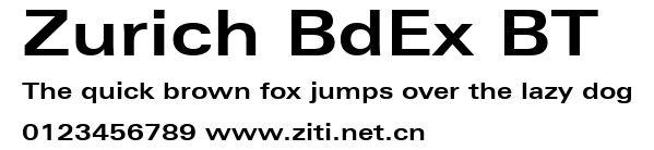 Zurich BdEx BT.ttf