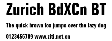 Zurich BdXCn BT.ttf