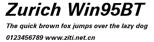 Zurich Win95BT.ttf
