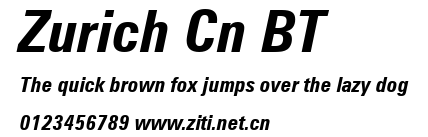 Zurich Cn BT.ttf