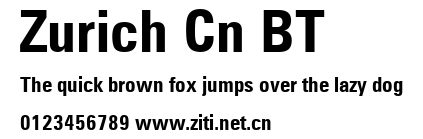 Zurich Cn BT.ttf