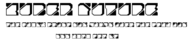 Zuber future.ttf字體轉換器圖片