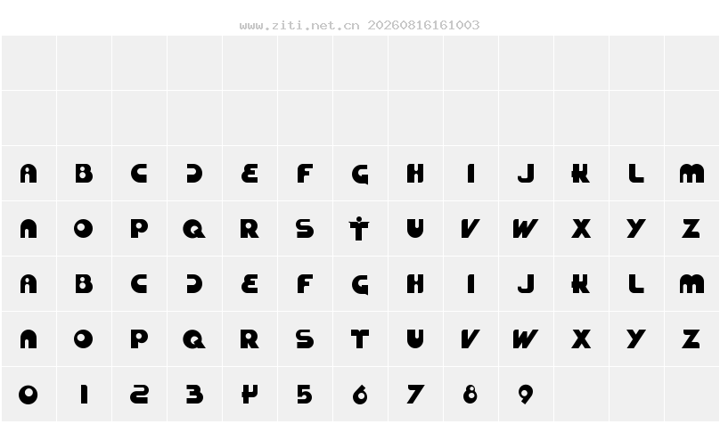 字符映射圖