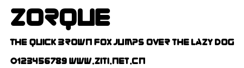 Zorque.ttf