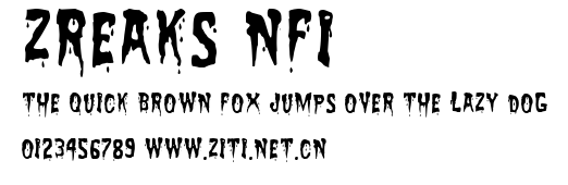 Zreaks NFI.ttf