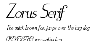 Zorus Serif.otf