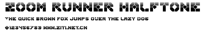 Zoom Runner Halftone.ttf