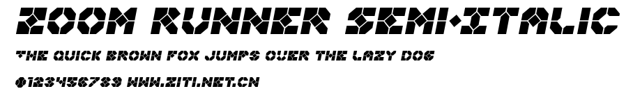 Zoom Runner Semi-Italic.ttf