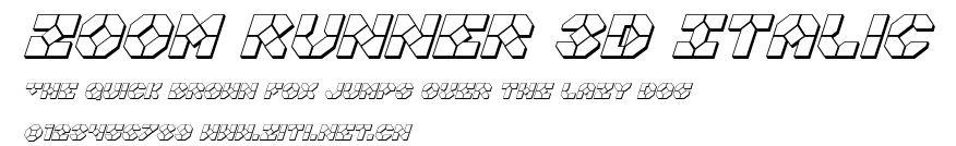 Zoom Runner 3D Italic.ttf