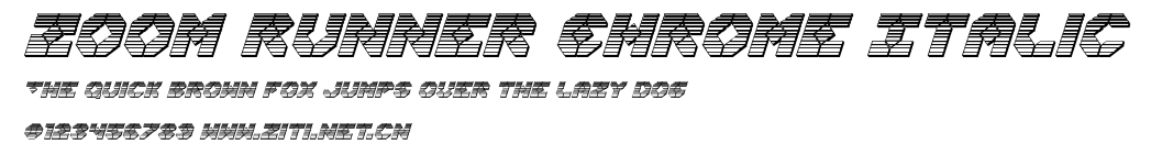 Zoom Runner Chrome Italic.ttf