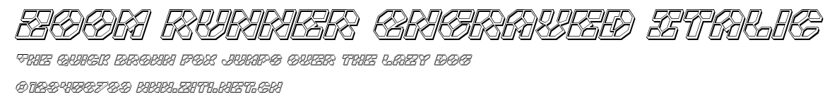 Zoom Runner Engraved Italic.ttf
