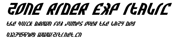 Zone Rider Exp Italic.ttf