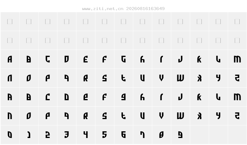 字符映射圖