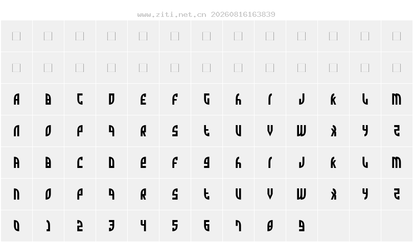字符映射圖