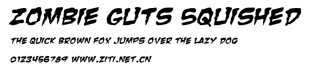 Zombie Guts Squished.ttf
