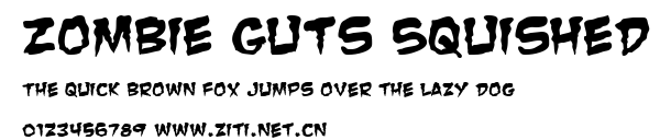 Zombie Guts Squished.ttf