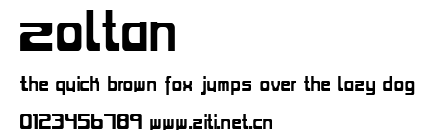 Zoltan.ttf字體轉換器圖片